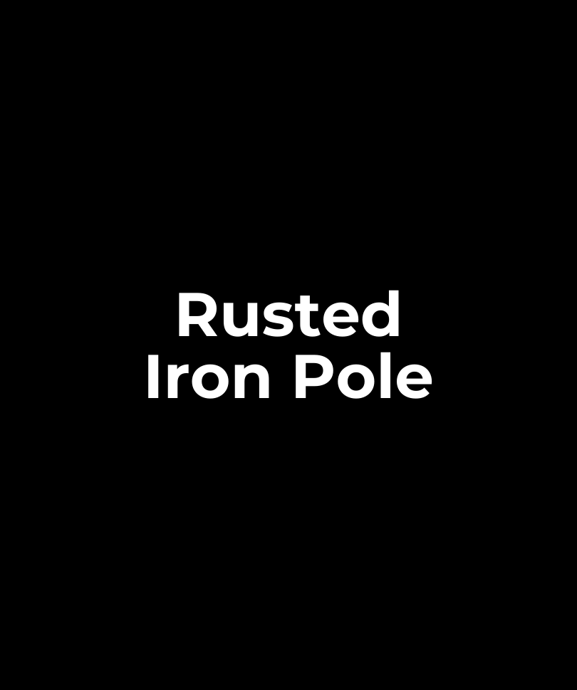 Rusted Iron Pole