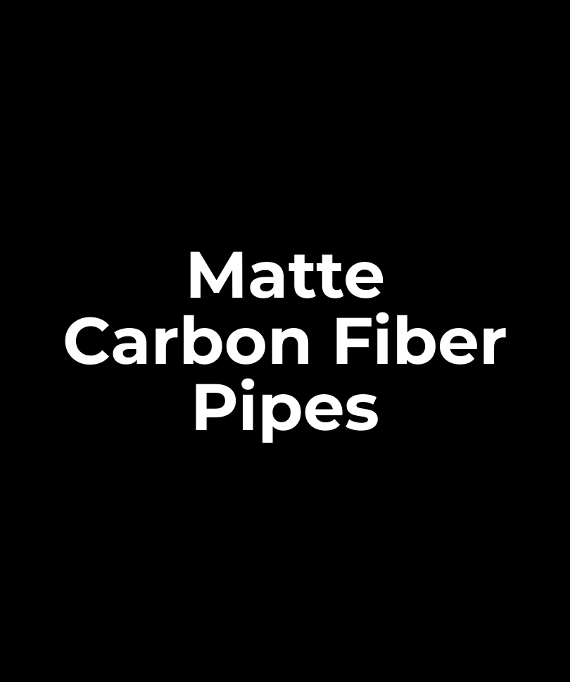 Matte Carbon Fiber Pipes