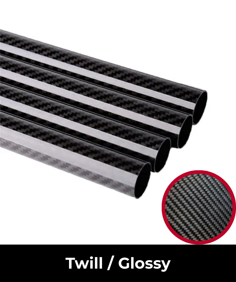 Glossy Carbon Fiber Pipes - Image 2