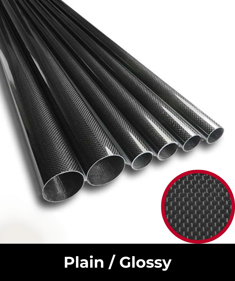 Glossy Carbon Fiber Pipes - Image 3
